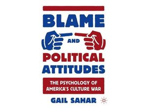 9783031202353 - Blame and Political Attitudes - Gail Sahar Kartoniert (TB)