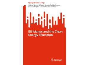 9783031230653 - SpringerBriefs in Energy   EU Islands and the Clean Energy Transition - Gabriel Winter-Althaus Antonio Pulido-Alonso Lourdes Trujillo Enrique Rosales-Asensio Kartoniert (TB)