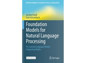 9783031231926 - Artificial Intelligence Foundations Theory and Algorithms   Foundation Models for Natural Language Processing - Gerhard Paaß Sven Giesselbach Kartoniert (TB)