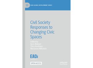 9783031233074 - EADI Global Development Series   Civil Society Responses to Changing Civic Spaces Kartoniert (TB)