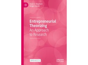 9783031240478 - Entrepreneurial Theorizing - Dean A Shepherd Holger Patzelt Kartoniert (TB)