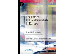 9783031246456 - The Fate of Political Scientists in Europe - Giliberto Capano Luca Verzichelli Kartoniert (TB)