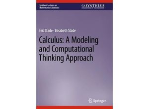 9783031246838 - Calculus A Modeling and Computational Thinking Approach - Eric Stade Elisabeth Stade Kartoniert (TB)