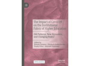 9783031263958 - The Impact of Covid-19 on the Institutional Fabric of Higher Education Kartoniert (TB)