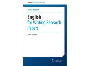 9783031310713 - English for Academic Research   English for Writing Research Papers - Adrian Wallwork Kartoniert (TB)