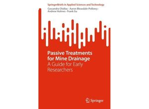 9783031320484 - SpringerBriefs in Applied Sciences and Technology   Passive Treatments for Mine Drainage - Cassandra Chidiac Aaron Bleasdale-Pollowy Andrew Holmes Frank Gu Kartoniert (TB)