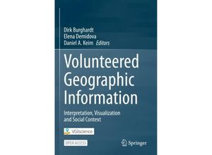 9783031353765 - Volunteered Geographic Information Kartoniert (TB)