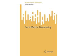 9783031391613 - SpringerBriefs in Mathematics   Pure Metric Geometry - Anton Petrunin Kartoniert (TB)