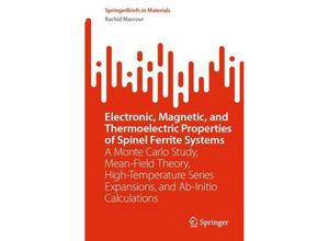 9783031406126 - SpringerBriefs in Materials   Electronic Magnetic and Thermoelectric Properties of Spinel Ferrite Systems - Rachid Masrour Kartoniert (TB)