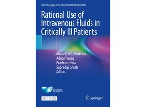 9783031422072 - Rational Use of Intravenous Fluids in Critically Ill Patients Kartoniert (TB)