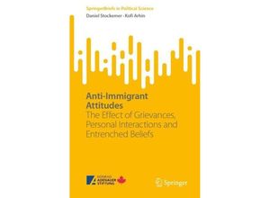 9783031426186 - SpringerBriefs in Political Science   Anti-Immigrant Attitudes - Daniel Stockemer Kofi Arhin Kartoniert (TB)