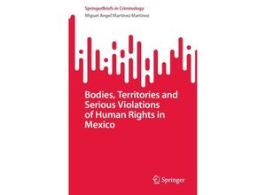 9783031427114 - SpringerBriefs in Criminology   Bodies Territories and Serious Violations of Human Rights in Mexico - Miguel Angel Martínez Martínez Kartoniert (TB)