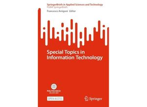 9783031514999 - Special Topics in Information Technology Kartoniert (TB)