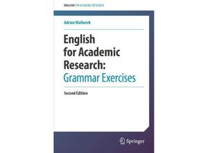 9783031531675 - English for Academic Research Grammar Exercises - Adrian Wallwork Kartoniert (TB)