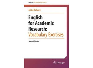 9783031531705 - English for Academic Research Vocabulary Exercises - Adrian Wallwork Kartoniert (TB)