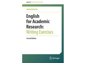 9783031531736 - English for Academic Research Writing Exercises - Adrian Wallwork Kartoniert (TB)