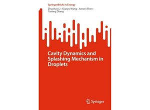 9783031542459 - Cavity Dynamics and Splashing Mechanism in Droplets - Zhaohao Li Xiaoyu Wang Junwei Shen Yuning Zhang Kartoniert (TB)