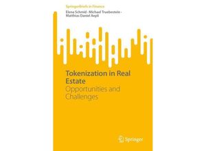 9783031558092 - Tokenization in Real Estate - Elena Schmid Michael Truebestein Matthias Daniel Aepli Kartoniert (TB)