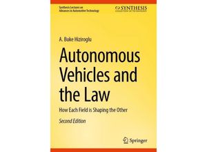 9783031562280 - Autonomous Vehicles and the Law - A Buke Hiziroglu Kartoniert (TB)