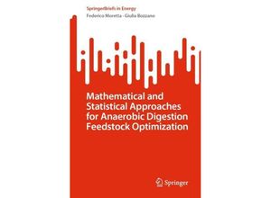 9783031564598 - Mathematical and Statistical Approaches for Anaerobic Digestion Feedstock Optimization - Federico Moretta Giulia Bozzano Kartoniert (TB)