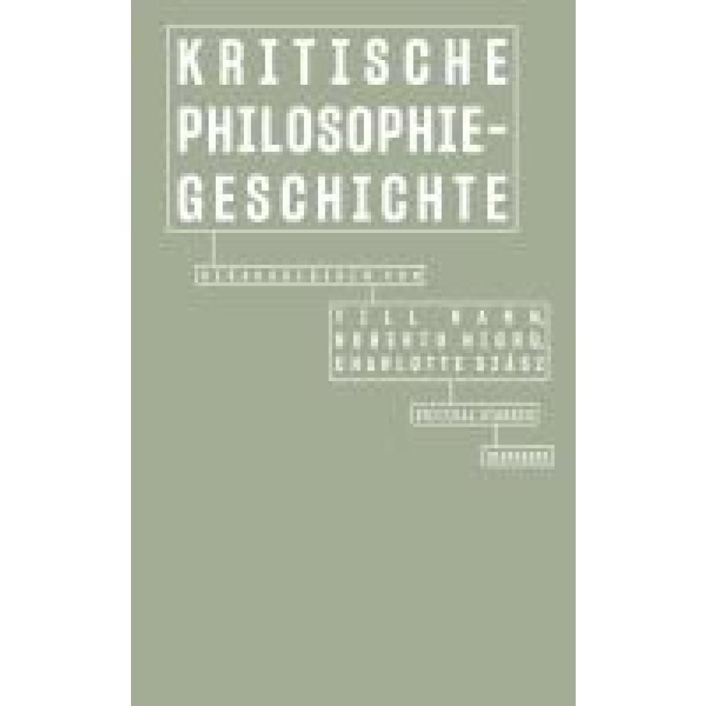 9783035806656 - Kritische Philosophiegeschichte