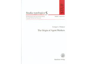 9783050037677 - The Origin of Agent Markers - Enrique L Palancar Kartoniert (TB)