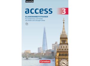 9783060330881 - Bärbel Schweitzer - GEBRAUCHT English G Access - Allgemeine Ausgabe Band 3 7 Schuljahr - Klassenarbeitstrainer mit Audio-CD Lösungen und Lerntipps - Preis vom 08102023 050440 h