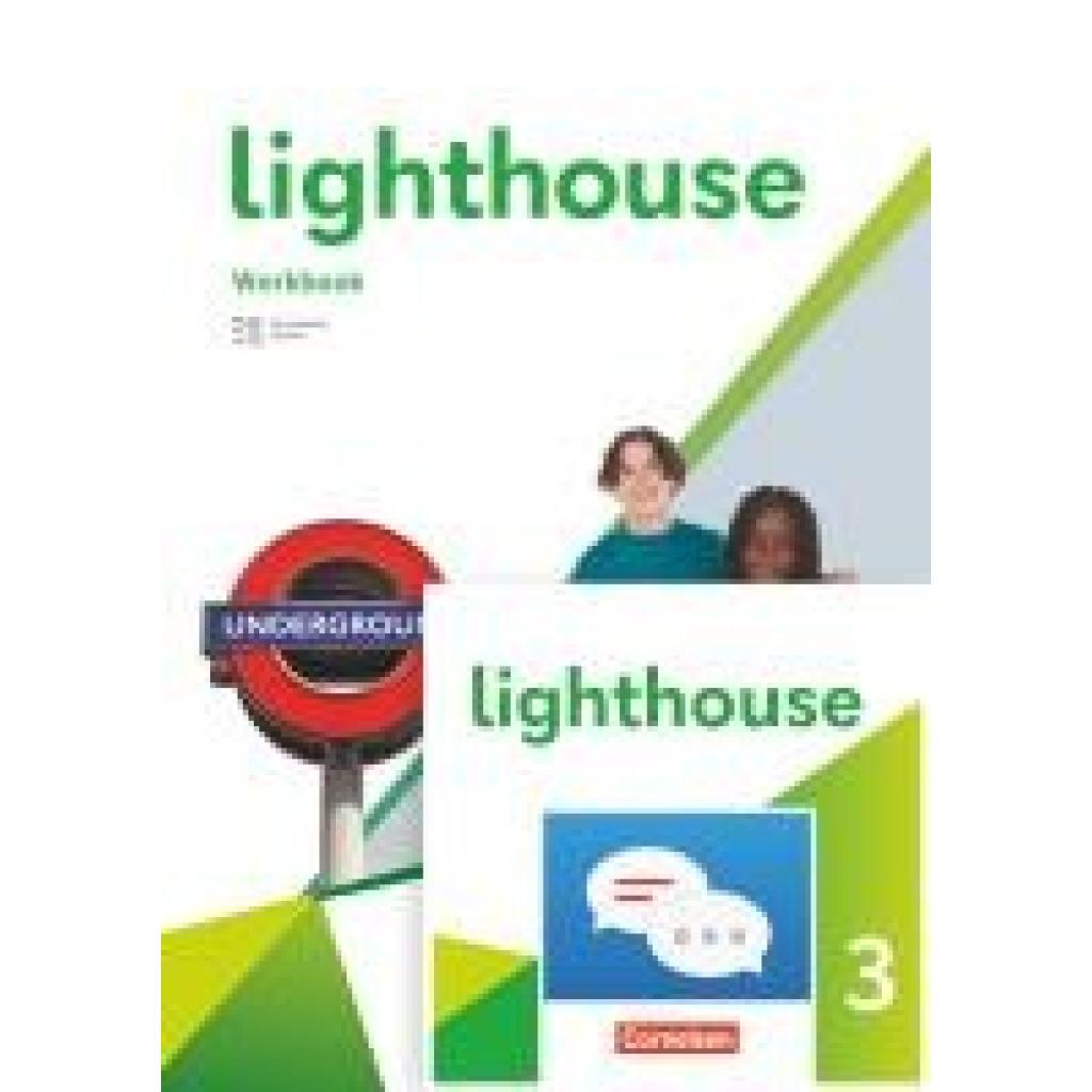 9783060346585 - Lighthouse Band 3 7 Schuljahr -  Workbook mit Audios Erklärfilmen und Lösungen - plus Zugangscode zu interaktivem Kompetenztraining in ChatClass