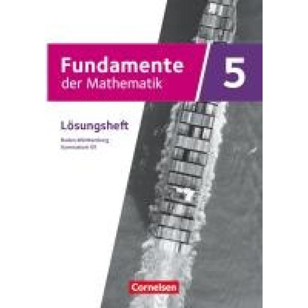 9783060407064 - Fundamente der Mathematik 5 Schuljahr Baden-Württemberg - Lösungen zum Schulbuch