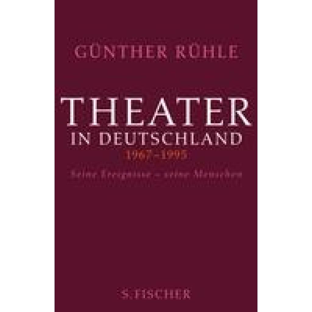 9783103971613 - Rühle Günther Theater in Deutschland 1967-1995