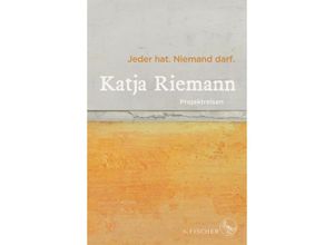 9783103973136 - Jeder hat Niemand darf   - Katja Riemann Gebunden