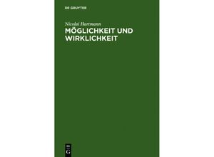 9783110001518 - Möglichkeit und Wirklichkeit - Nicolai Hartmann Gebunden