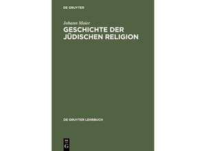 9783110024487 - Lehrbuch   Geschichte der jüdischen Religion - Johann Maier Gebunden