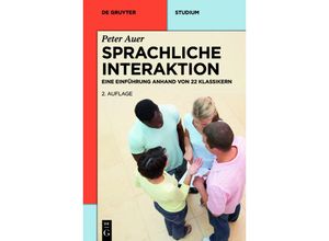 9783110309843 - Studium   Sprachliche Interaktion - Peter Auer Kartoniert (TB)