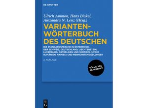 9783110340921 - Variantenwörterbuch des Deutschen Kartoniert (TB)