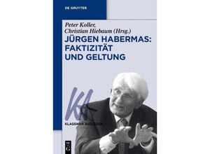 9783110441482 - Jürgen Habermas Faktizität und Geltung Kartoniert (TB)