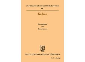 9783110482720 - Kudrun Kartoniert (TB)