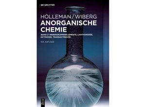 9783110495737 - Nebengruppenelemente Lanthanoide Actinoide TransactinoideBd2 - Nils Wiberg Egon Wiberg Gebunden