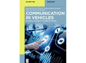 9783110518917 - Textbook   Communication in Vehicles - Donal Carbaugh Ute Winter Elizabeth Molina-Markham Brion van Over Sunny Lie Kartoniert (TB)