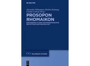 9783110532180 - Prosopon Rhomaikon Gebunden