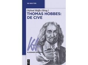 9783110560237 - Thomas Hobbes De Cive Kartoniert (TB)