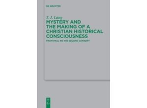 9783110578119 - Mystery and the Making of a Christian Historical Consciousness - T J Lang Kartoniert (TB)