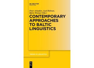 9783110578546 - Contemporary Approaches to Baltic Linguistics Kartoniert (TB)