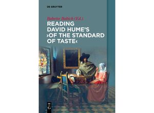 9783110585643 - Reading David Humes Of the Standard of Taste Kartoniert (TB)