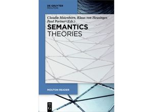 9783110587036 - Mouton Reader   Semantics - Theories Kartoniert (TB)