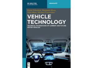 9783110595697 - Textbook   Vehicle Technology - Dieter Schramm Benjamin Hesse Niko Maas Michael Unterreiner Kartoniert (TB)