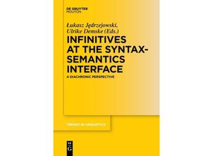 9783110655827 - Infinitives at the Syntax-Semantics Interface Kartoniert (TB)