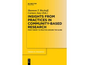 9783110685374 - Insights from Practices in Community-Based Research Kartoniert (TB)