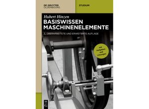 9783110692334 - Studium   Basiswissen Maschinenelemente - Hubert Hinzen Kartoniert (TB)