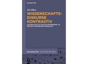 9783110709681 - Wissenschaftsdiskurse kontrastiv - Jin Zhao Kartoniert (TB)